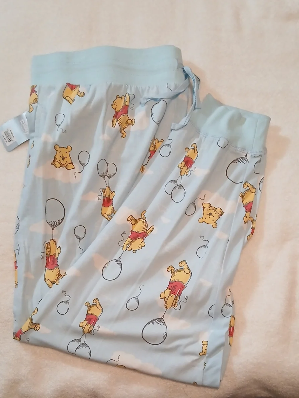 NWT Winnie The Pooh Balloons Lounge Pants PJ Pajama Bottoms Disney Store 2XL